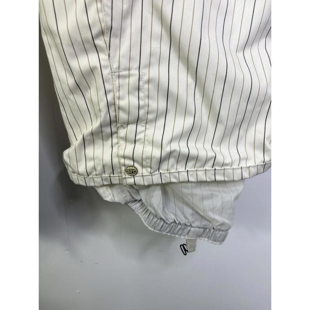 Foursquare Pants Womens Medium Fuji Pinstripe Snowboard Inseam Vents Warm - Picture 10 of 15